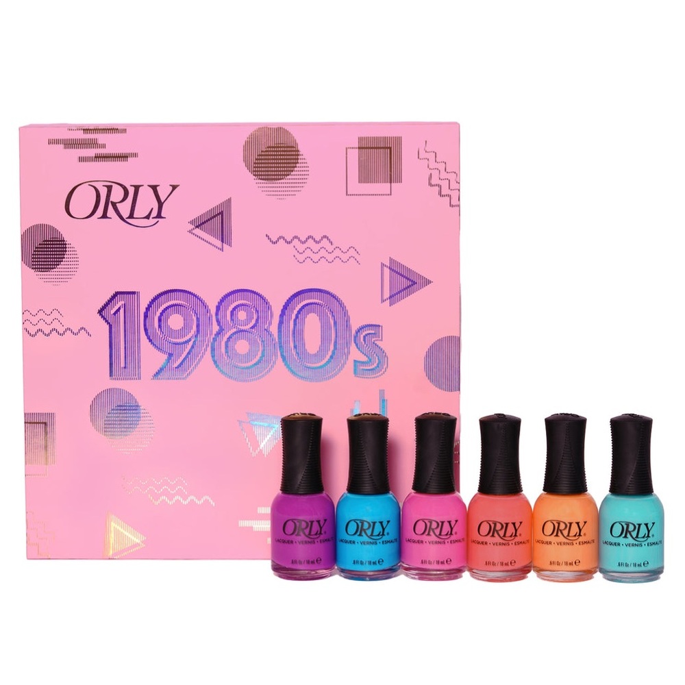 Orly 1980s LIMITED EDITION 50th Anniversary Nail Polish Lacquer Boxed Set NIB